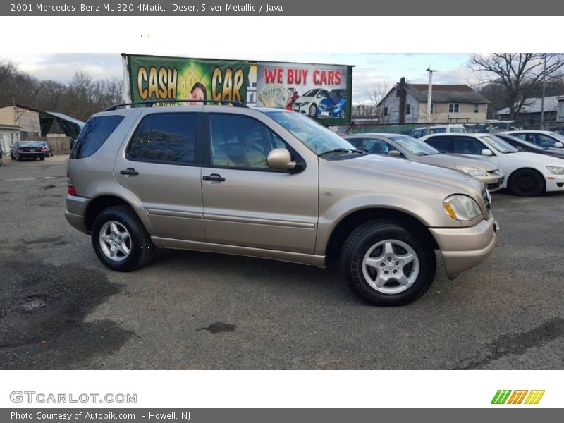 Desert Silver Metallic / Java 2001 Mercedes-Benz ML 320 4Matic