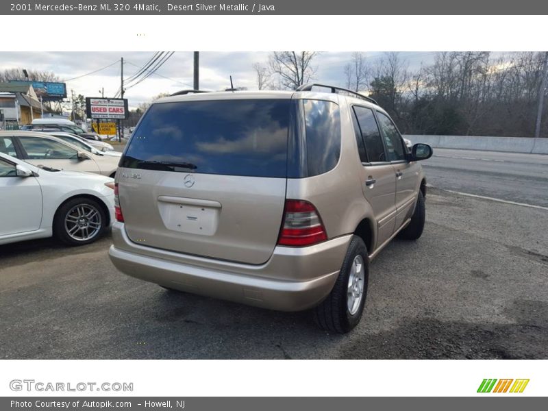 Desert Silver Metallic / Java 2001 Mercedes-Benz ML 320 4Matic