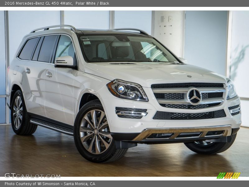 Polar White / Black 2016 Mercedes-Benz GL 450 4Matic