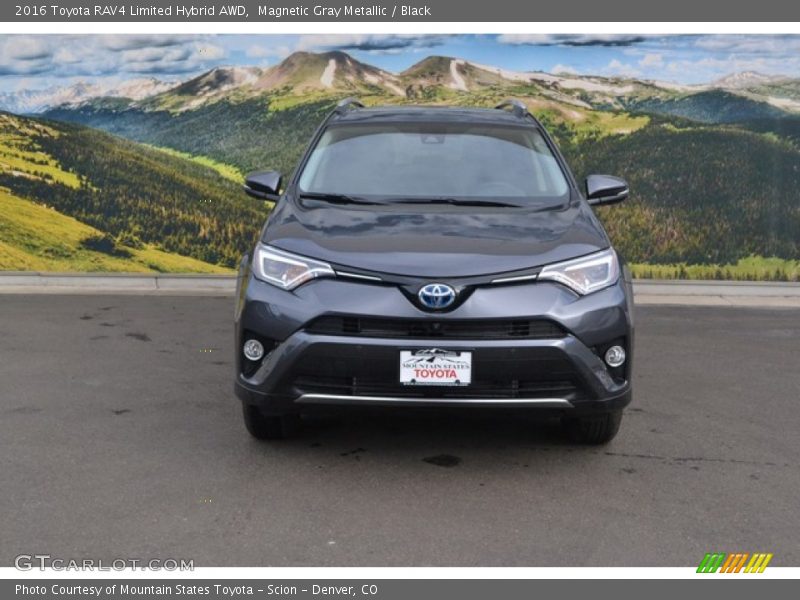 Magnetic Gray Metallic / Black 2016 Toyota RAV4 Limited Hybrid AWD