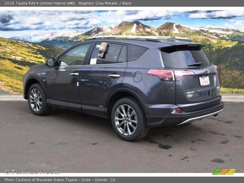 Magnetic Gray Metallic / Black 2016 Toyota RAV4 Limited Hybrid AWD
