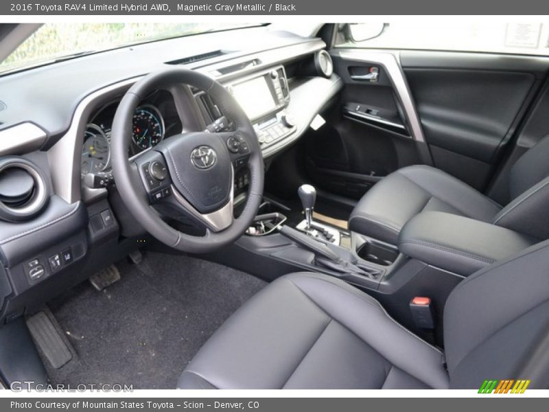 Magnetic Gray Metallic / Black 2016 Toyota RAV4 Limited Hybrid AWD