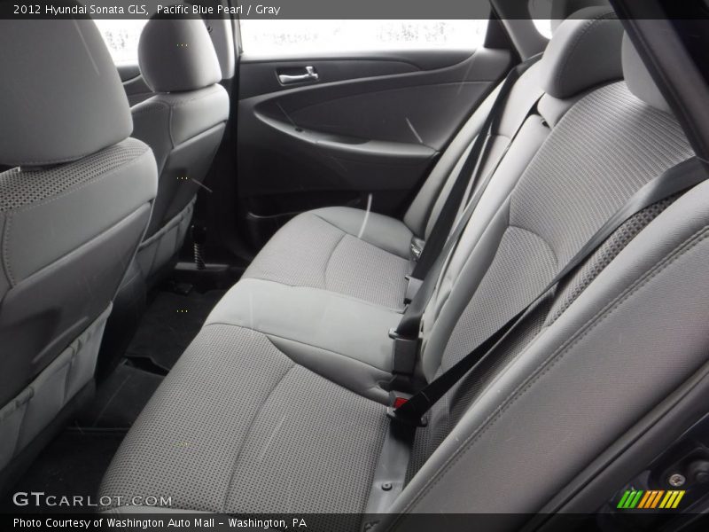 Pacific Blue Pearl / Gray 2012 Hyundai Sonata GLS