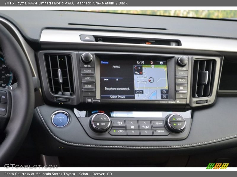 Magnetic Gray Metallic / Black 2016 Toyota RAV4 Limited Hybrid AWD