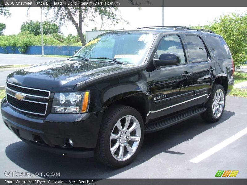 Black / Light Titanium/Dark Titanium 2008 Chevrolet Tahoe LT