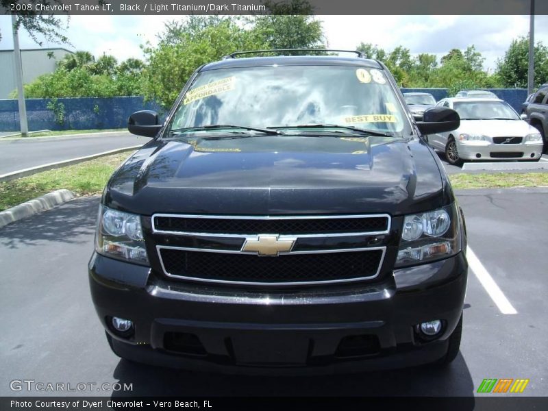 Black / Light Titanium/Dark Titanium 2008 Chevrolet Tahoe LT