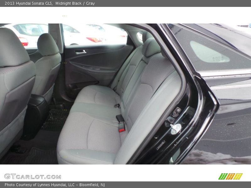 Midnight Black / Gray 2013 Hyundai Sonata GLS
