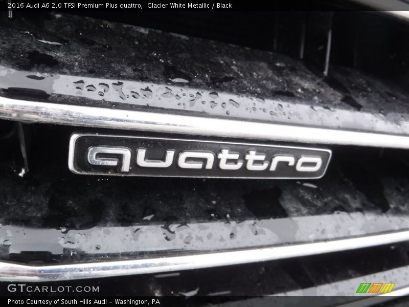 Glacier White Metallic / Black 2016 Audi A6 2.0 TFSI Premium Plus quattro