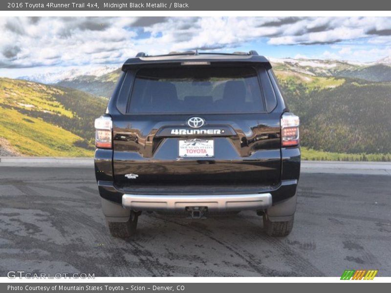 Midnight Black Metallic / Black 2016 Toyota 4Runner Trail 4x4