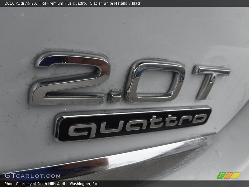Glacier White Metallic / Black 2016 Audi A6 2.0 TFSI Premium Plus quattro