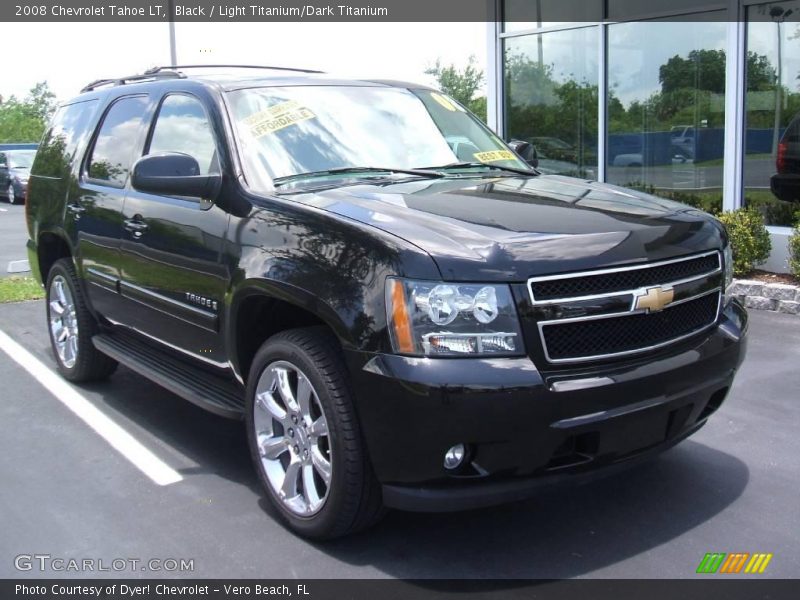 Black / Light Titanium/Dark Titanium 2008 Chevrolet Tahoe LT