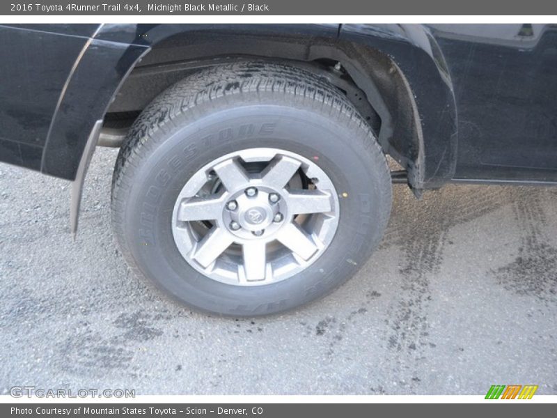 Midnight Black Metallic / Black 2016 Toyota 4Runner Trail 4x4