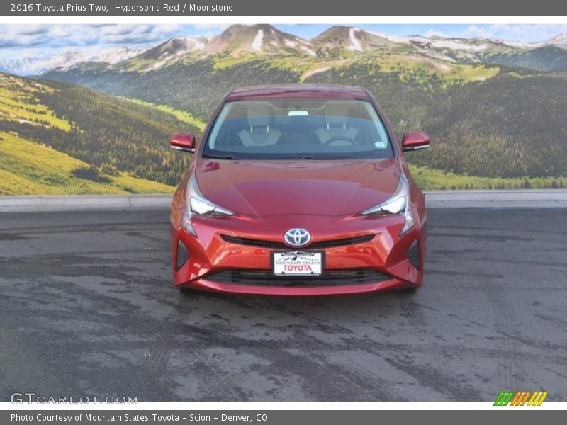 Hypersonic Red / Moonstone 2016 Toyota Prius Two