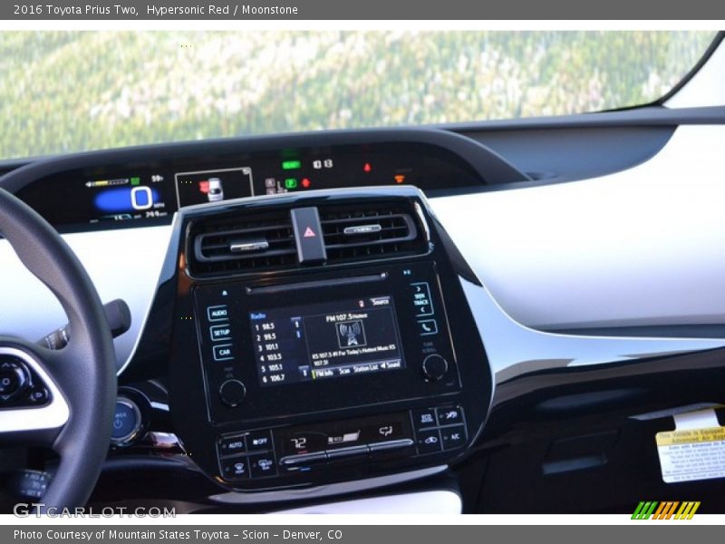 Hypersonic Red / Moonstone 2016 Toyota Prius Two