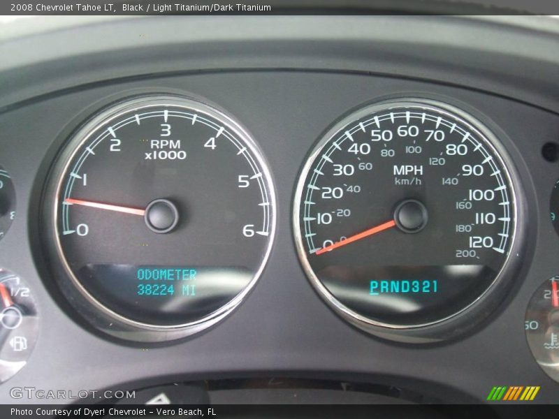 Black / Light Titanium/Dark Titanium 2008 Chevrolet Tahoe LT