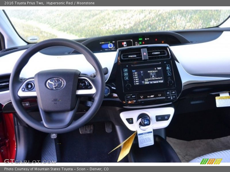 Hypersonic Red / Moonstone 2016 Toyota Prius Two