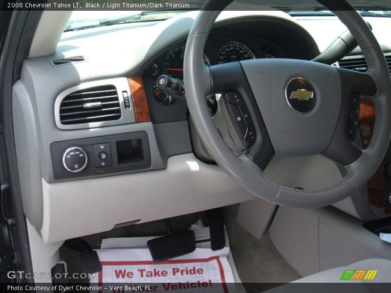 Black / Light Titanium/Dark Titanium 2008 Chevrolet Tahoe LT