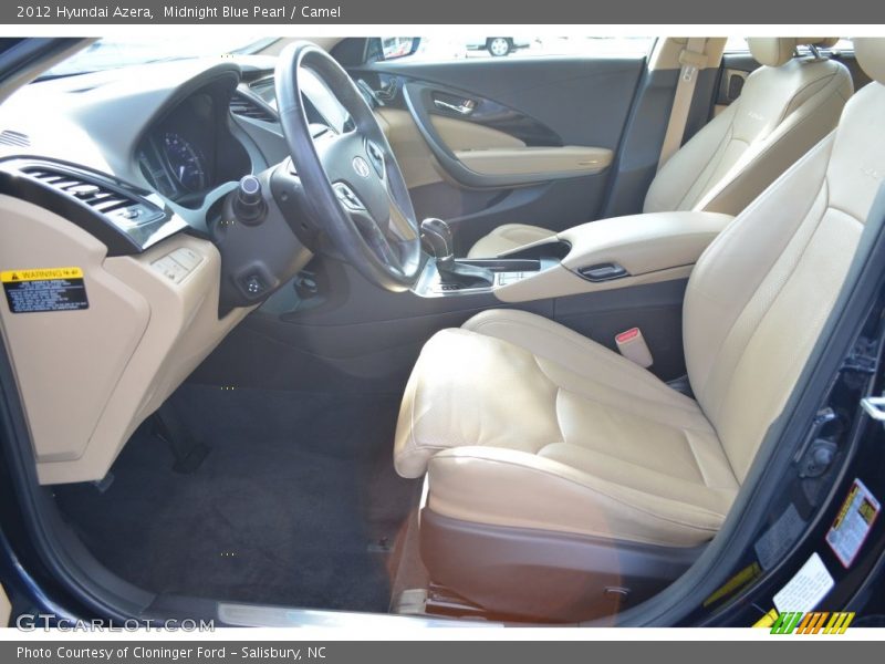 Midnight Blue Pearl / Camel 2012 Hyundai Azera