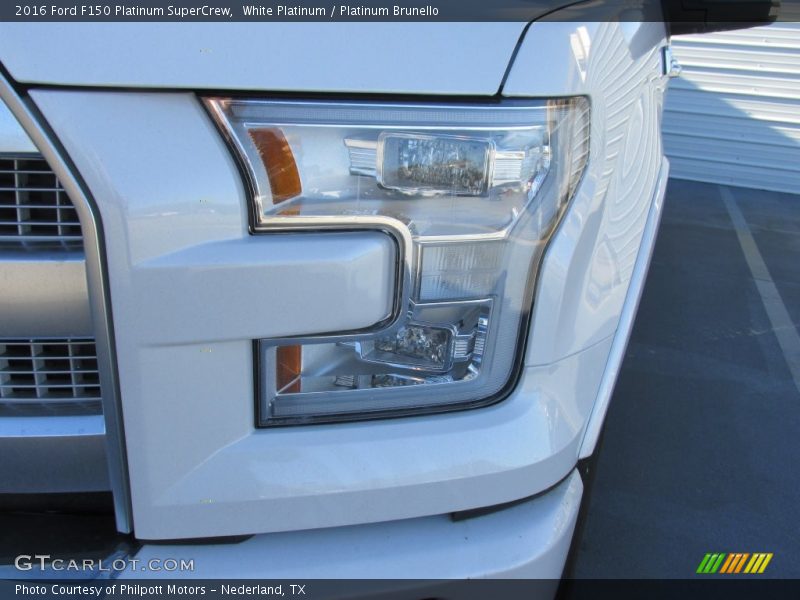 White Platinum / Platinum Brunello 2016 Ford F150 Platinum SuperCrew