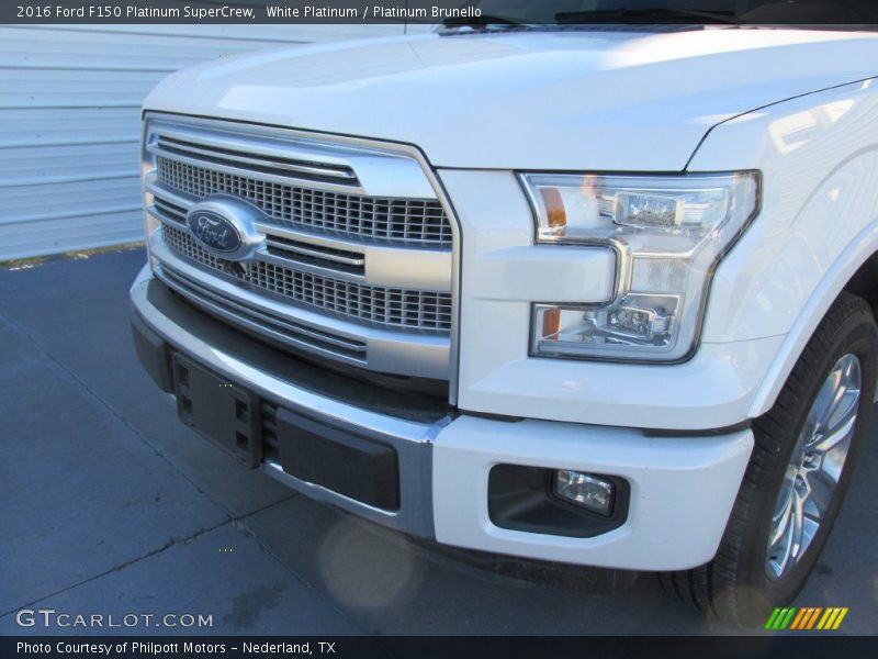 White Platinum / Platinum Brunello 2016 Ford F150 Platinum SuperCrew