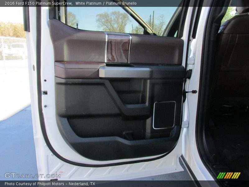 White Platinum / Platinum Brunello 2016 Ford F150 Platinum SuperCrew