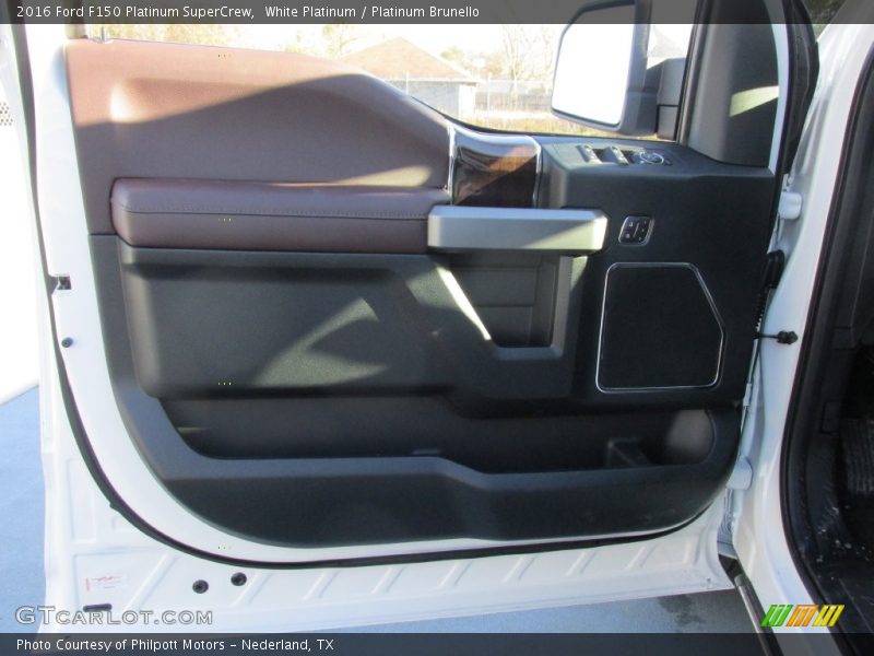 White Platinum / Platinum Brunello 2016 Ford F150 Platinum SuperCrew
