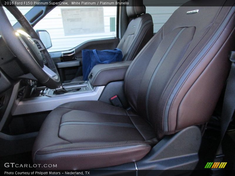 White Platinum / Platinum Brunello 2016 Ford F150 Platinum SuperCrew