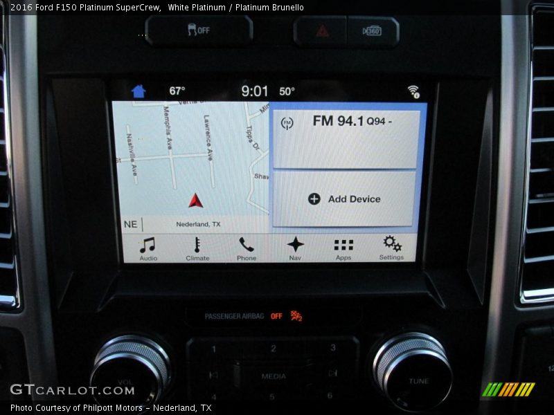 White Platinum / Platinum Brunello 2016 Ford F150 Platinum SuperCrew