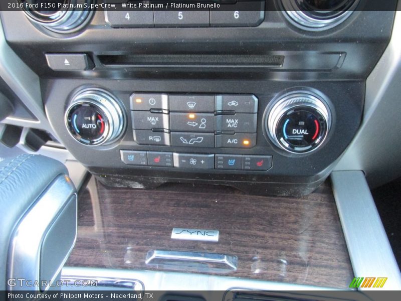 White Platinum / Platinum Brunello 2016 Ford F150 Platinum SuperCrew