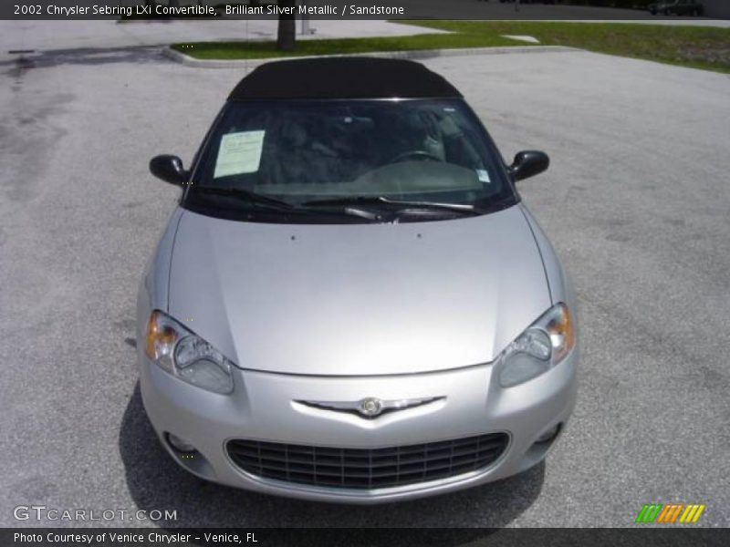 Brilliant Silver Metallic / Sandstone 2002 Chrysler Sebring LXi Convertible
