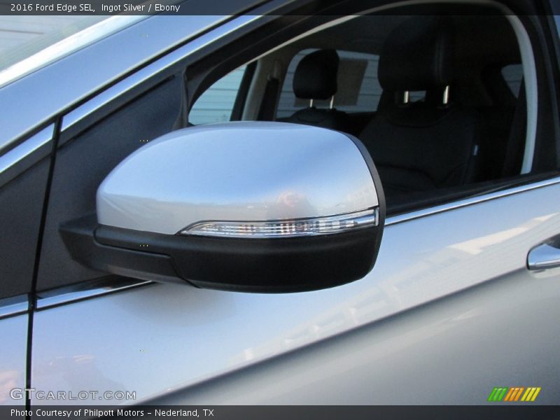 Ingot Silver / Ebony 2016 Ford Edge SEL