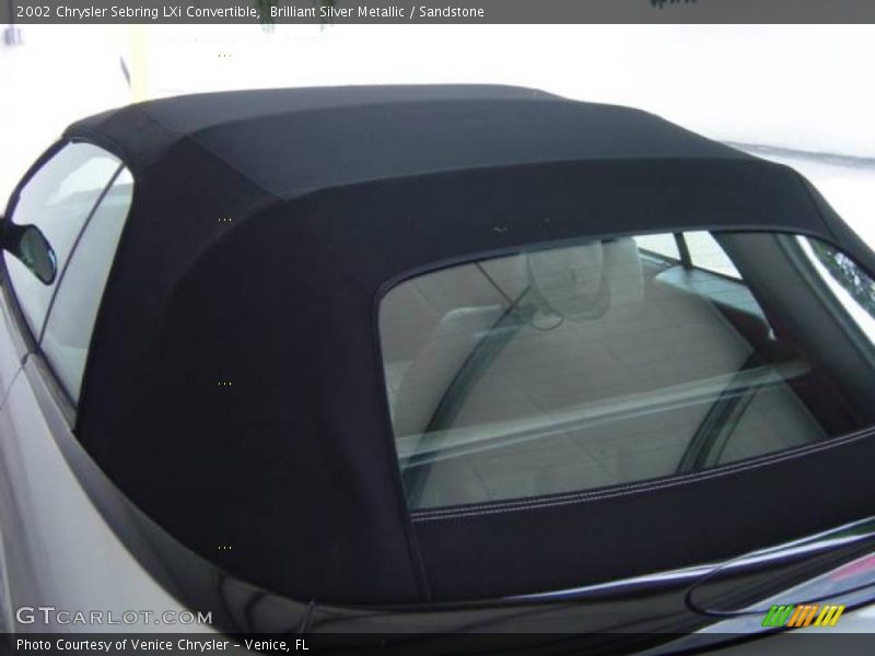 Brilliant Silver Metallic / Sandstone 2002 Chrysler Sebring LXi Convertible