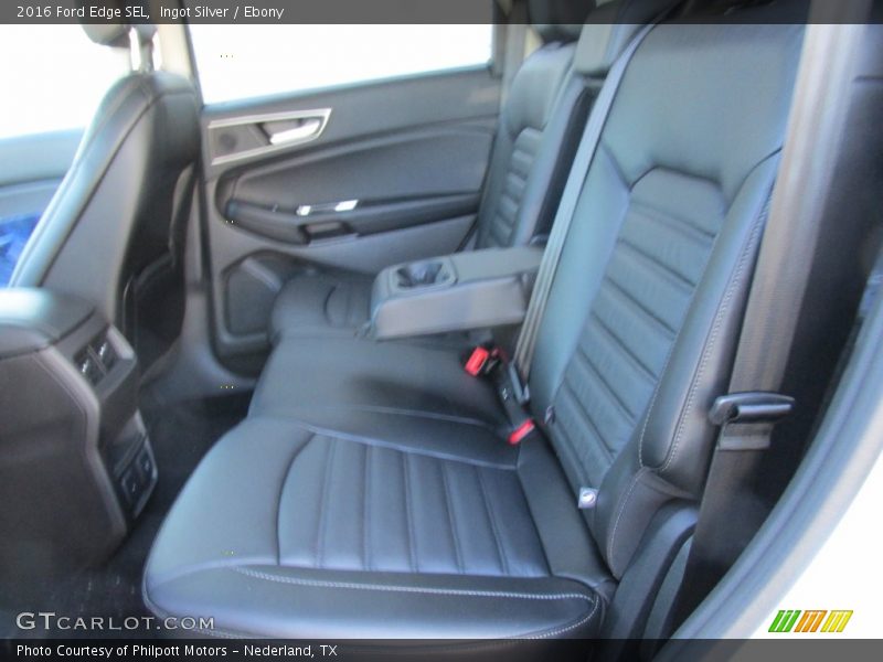 Ingot Silver / Ebony 2016 Ford Edge SEL