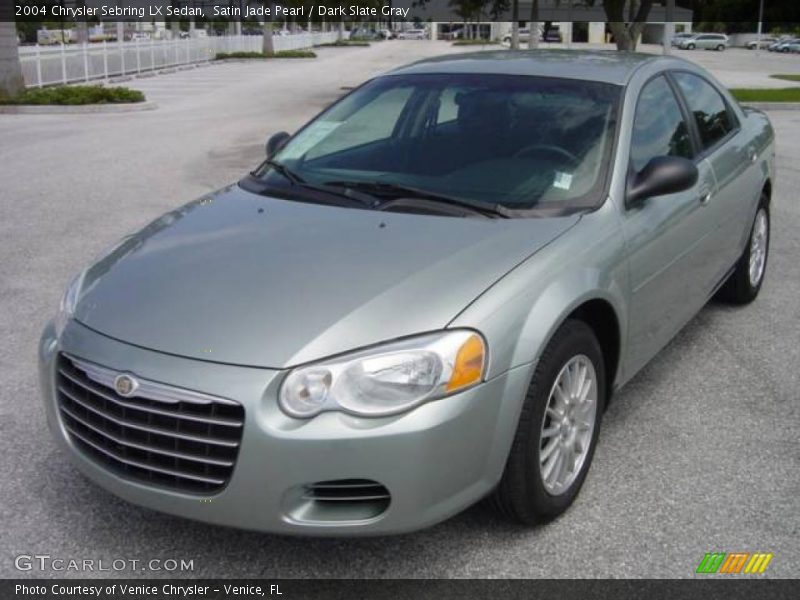 Satin Jade Pearl / Dark Slate Gray 2004 Chrysler Sebring LX Sedan