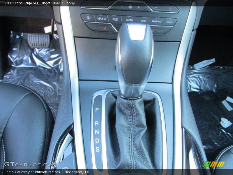 Ingot Silver / Ebony 2016 Ford Edge SEL