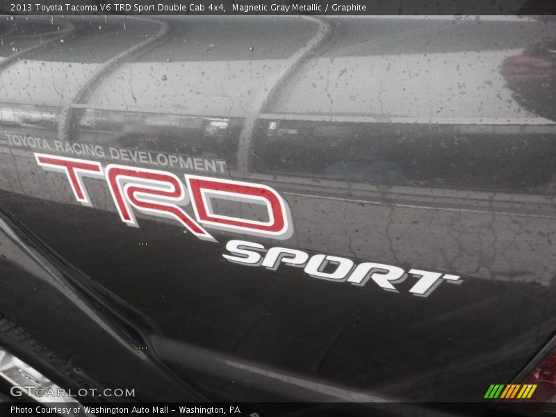 Magnetic Gray Metallic / Graphite 2013 Toyota Tacoma V6 TRD Sport Double Cab 4x4