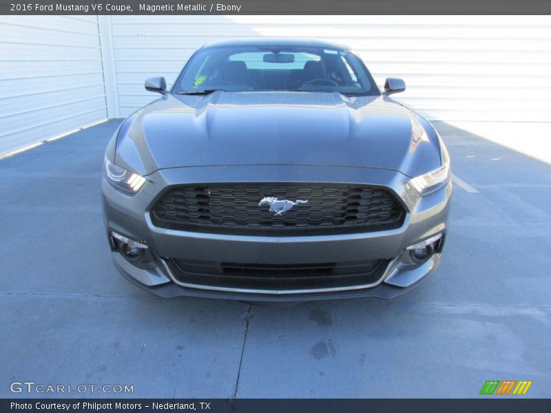 Magnetic Metallic / Ebony 2016 Ford Mustang V6 Coupe