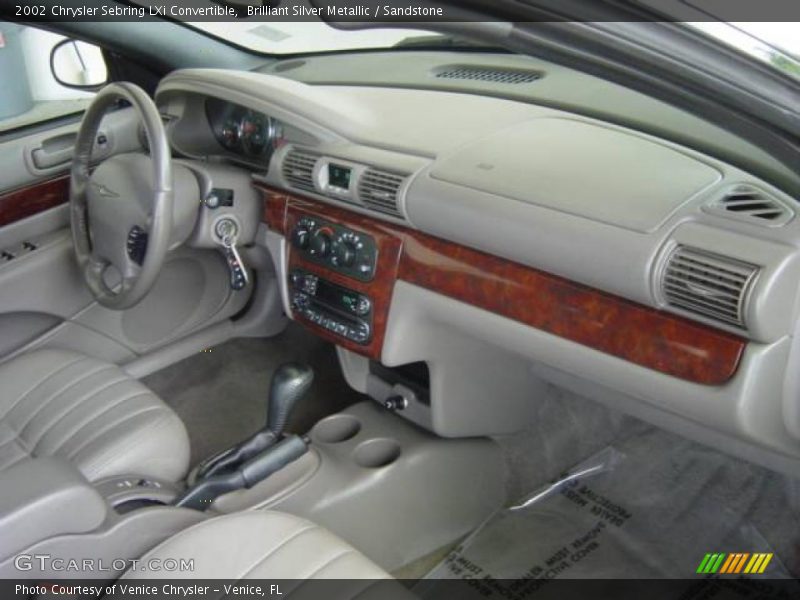 Brilliant Silver Metallic / Sandstone 2002 Chrysler Sebring LXi Convertible
