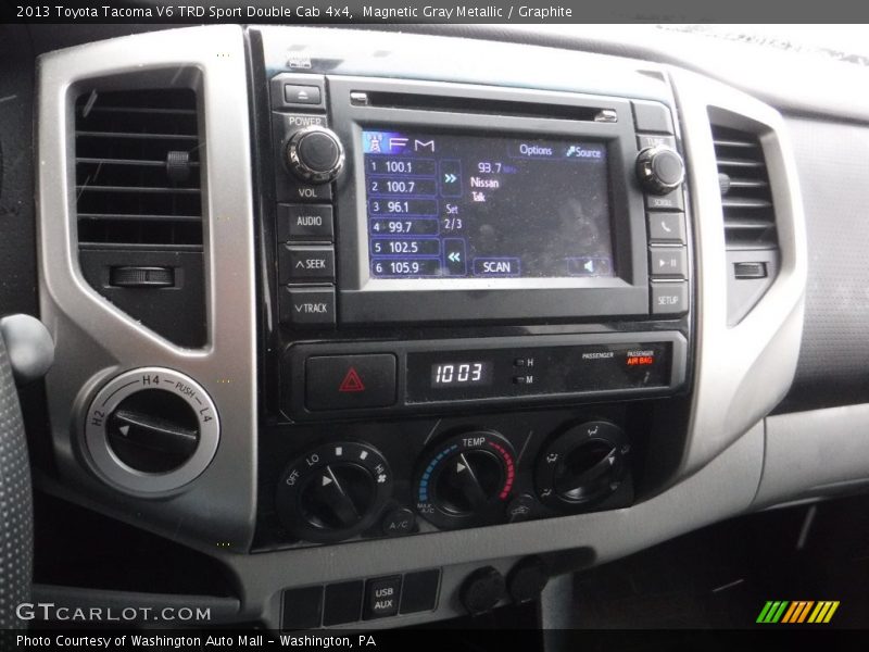 Magnetic Gray Metallic / Graphite 2013 Toyota Tacoma V6 TRD Sport Double Cab 4x4