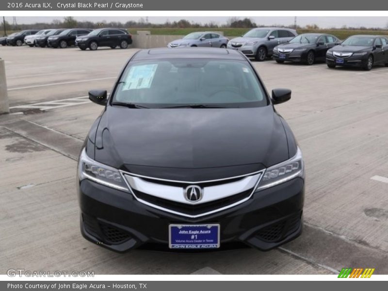 Crystal Black Pearl / Graystone 2016 Acura ILX