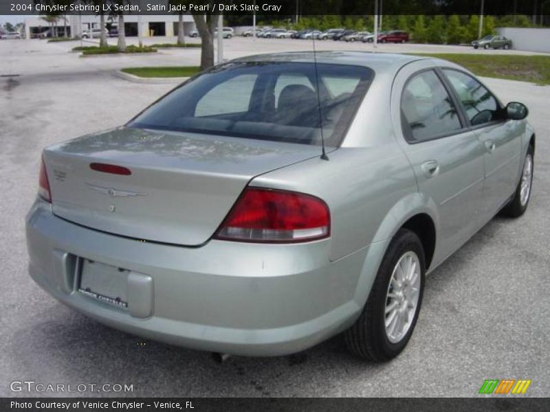 Satin Jade Pearl / Dark Slate Gray 2004 Chrysler Sebring LX Sedan