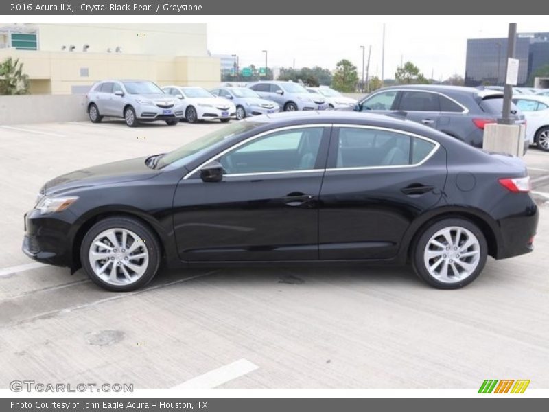 Crystal Black Pearl / Graystone 2016 Acura ILX
