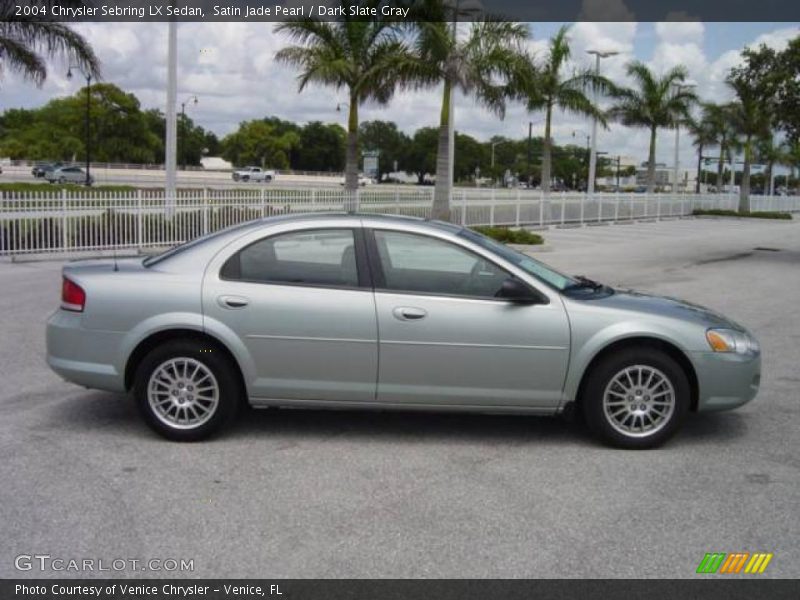 Satin Jade Pearl / Dark Slate Gray 2004 Chrysler Sebring LX Sedan