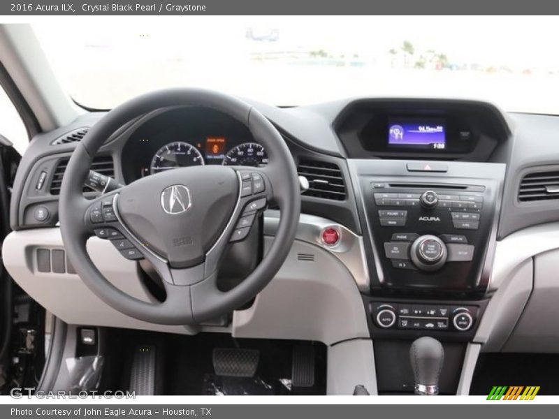 Crystal Black Pearl / Graystone 2016 Acura ILX