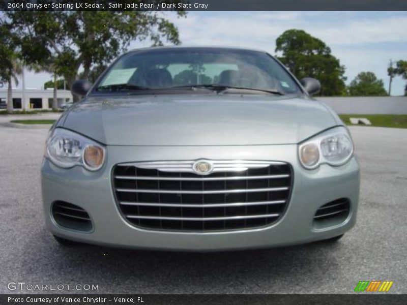 Satin Jade Pearl / Dark Slate Gray 2004 Chrysler Sebring LX Sedan
