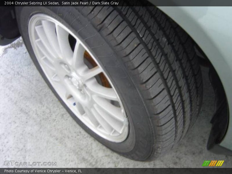 Satin Jade Pearl / Dark Slate Gray 2004 Chrysler Sebring LX Sedan