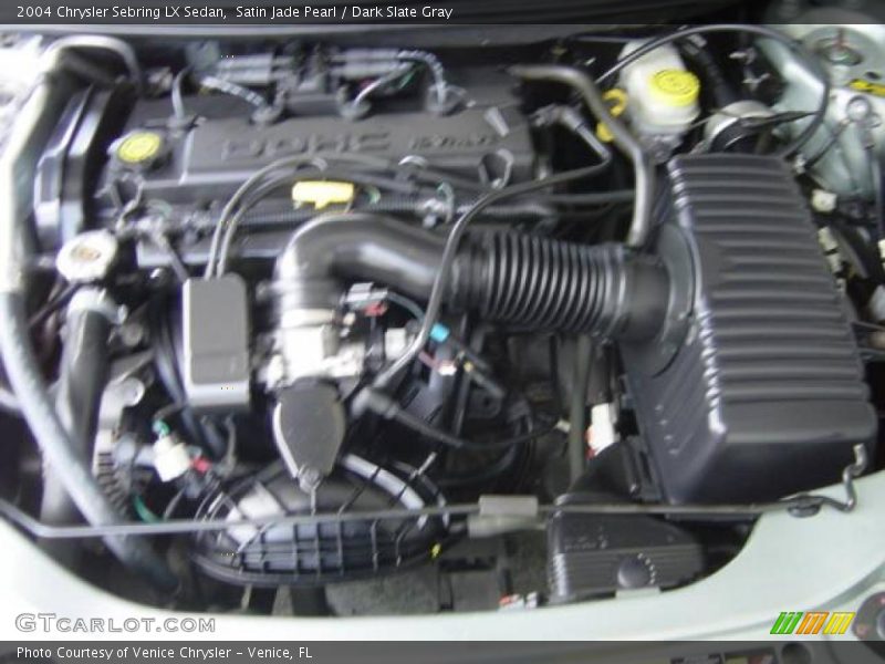 Satin Jade Pearl / Dark Slate Gray 2004 Chrysler Sebring LX Sedan