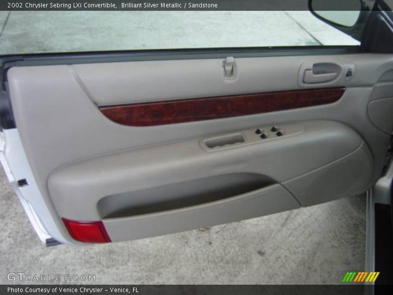 Brilliant Silver Metallic / Sandstone 2002 Chrysler Sebring LXi Convertible