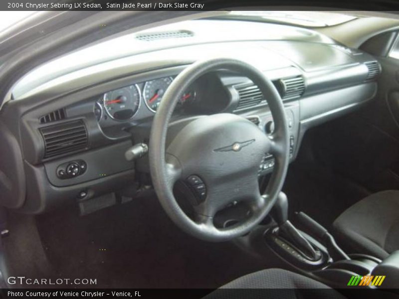 Satin Jade Pearl / Dark Slate Gray 2004 Chrysler Sebring LX Sedan