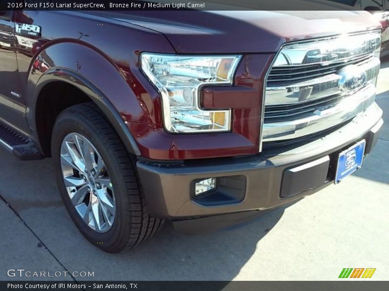 Bronze Fire / Medium Light Camel 2016 Ford F150 Lariat SuperCrew